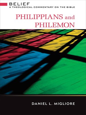 cover image of Philippians and Philemon